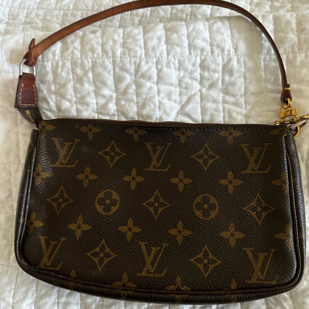 Louis Vuitton Brown Monogram Pouch